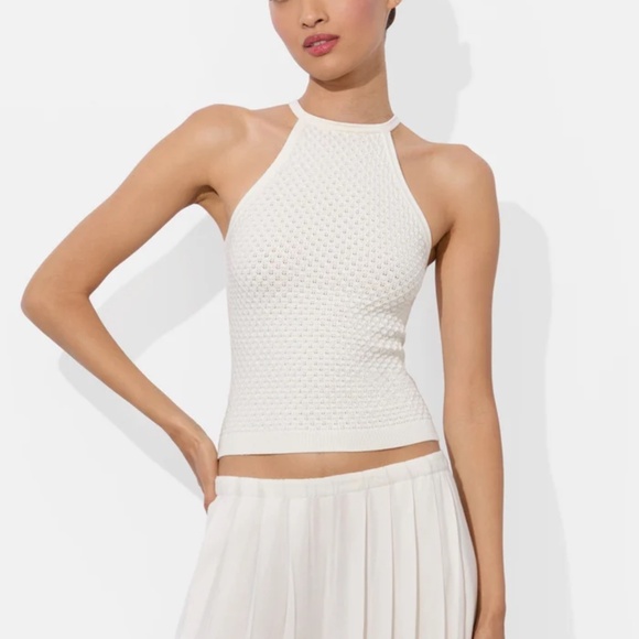 NWT Alice + Olivia halter neck tank top, XS - Picture 1 of 5